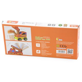 Viga Toys - Fahrzeugset - 6 Fahrzeuge